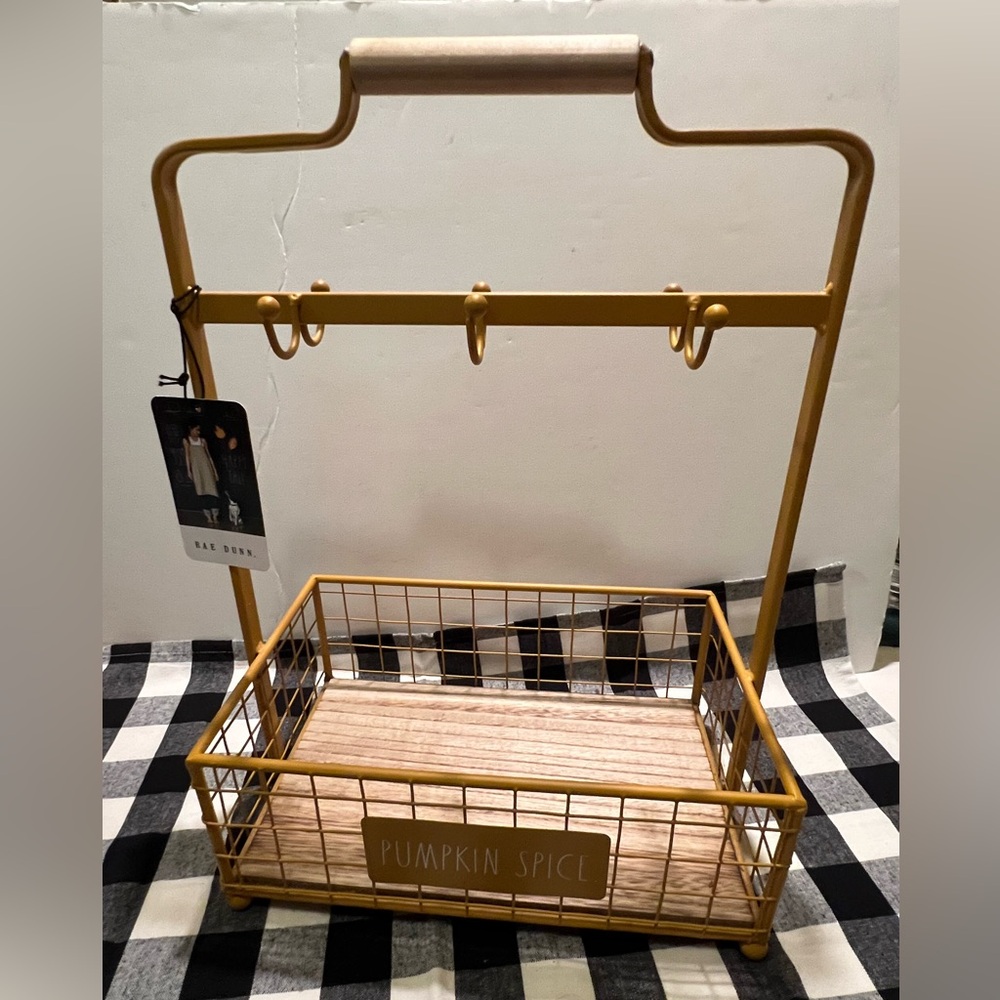NWT RAE DUNN COUNTERTOP CADDY & MUG HOLDER.